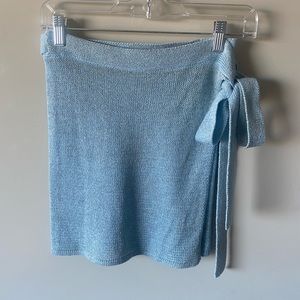 Lovers and friends knit wrap skirt
